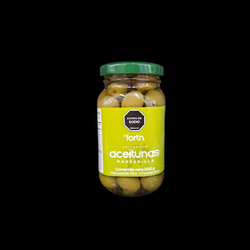 ACEITUNA FORTIN 250G MANZANILLA